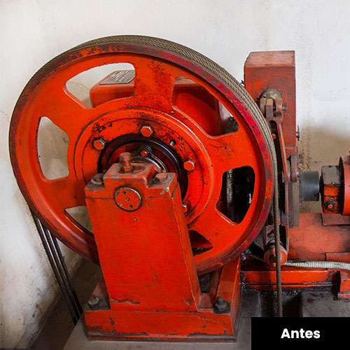 Antes - Motor antiguo